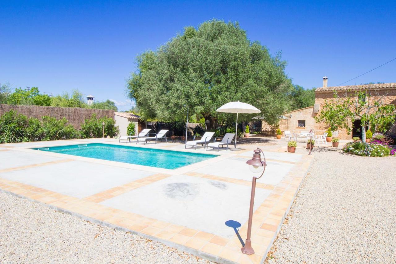 Preciosa Finca Rustica Con A/C Y Piscina Exclusiva Algaida Kültér fotó